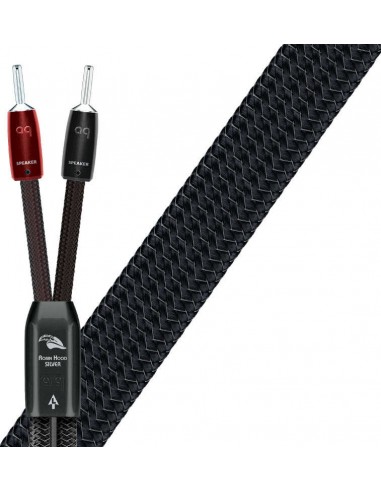 AudioQuest Robin Hood Silver - Câbles d'Enceintes Montés DBS 72V - 2m / 2,5m / 3m et plus