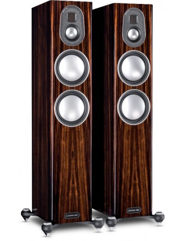 Monitor Audio Gold 200 5G - Enceintes Colonnes - Laquée Noire, Blanche, Ebony ou Walnut