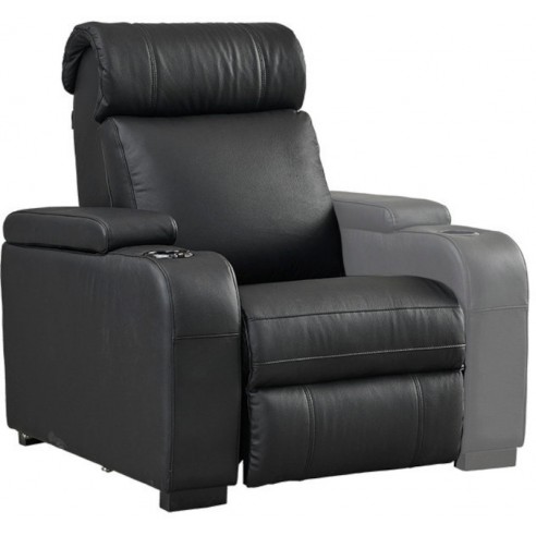 Lumene Hollywood Luxury III Assise + Bras Droit - Fauteuil Cinéma motorisé - Cuir Synthétique ou 100% Cuir