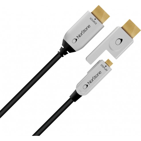 Norstone HDMI-Optic - Câble HDMI optique avec connecteur détachable (gaine)  10m / 15m / 20m / 30m / 40m