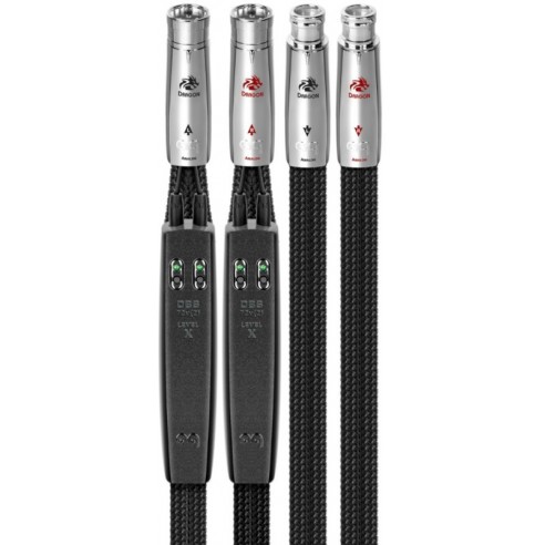 AudioQuest Dragon XLR - Câbles de Modulation DOUBLE DBS 72V - 0,5m / 0,75m / 1m / 1,5m / 2m / 3m et plus