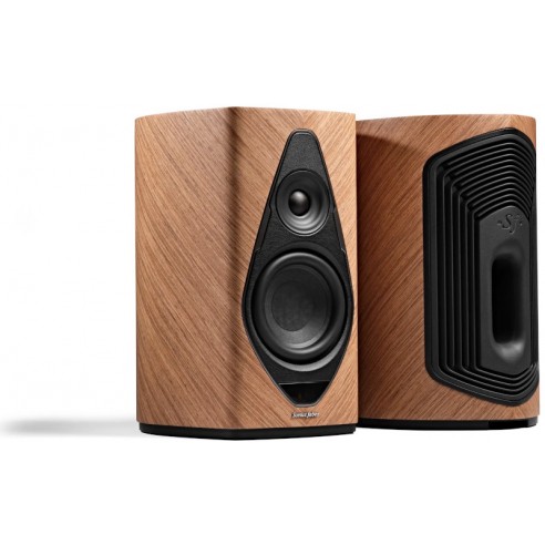 Sonus Faber Duetto - Enceintes Bibliothèques Sans Fil - Noyer ou Graphite