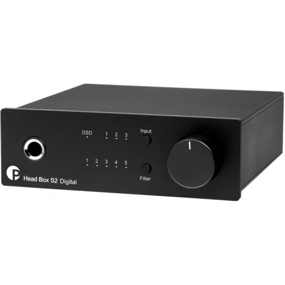 Pro Ject Head Box S2 Digital Ampli Casque Convertisseur Noir Ou Silver