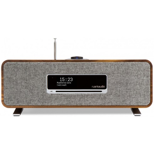 Ruark Audio R3S - Tout-en-un Tuner FM/DAB+, Streamer, Lecteur CD, Bluetooth - Walnut ou Soft Grey