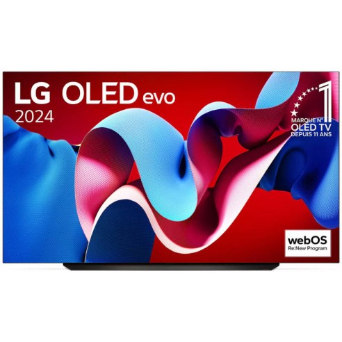 LG OLED83C4 - Téléviseur OLED EVO 83" 4K144Hz HDMI 2.1 48Gbps