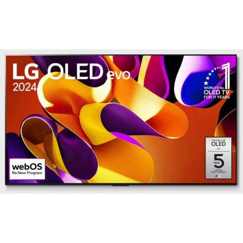 LG OLED65G4 - Téléviseur OLED EVO MLA Meta 2.0 de 65" 4K144Hz HDMI 2.1 48Gbps