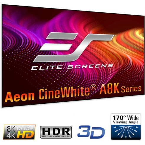 Elite Screens Aeon Edge Free CineWhite Acoustic 8K - Écran