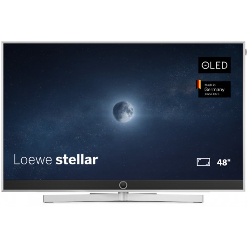 Loewe Stellar 48 DR+ - TV OLED MLA 4K Ultra HD 144 Hz de 48" - Silver Moon